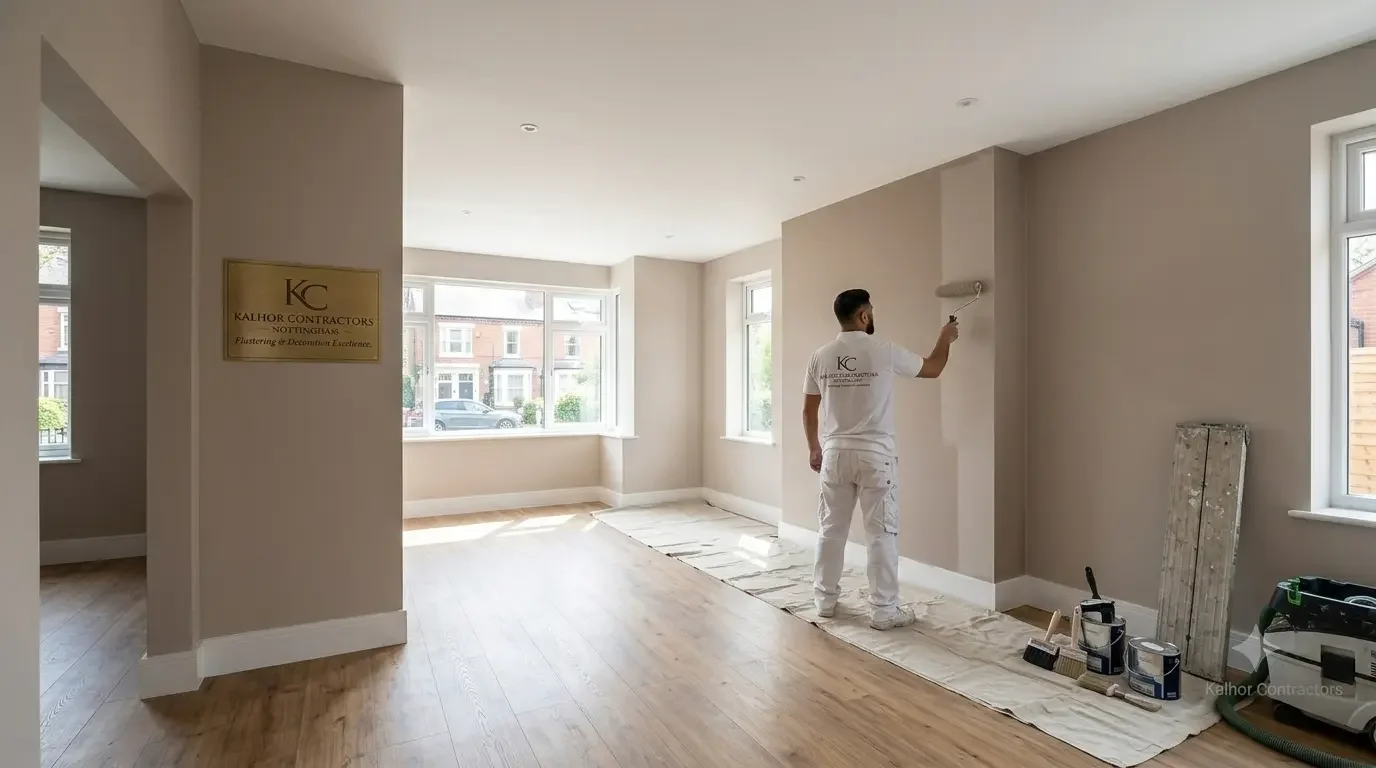 Premium Plastering & Satin-Finish Decoration — Arnold — Arnold, Nottingham — Plasterboard & Painting by Kalhor Contractors