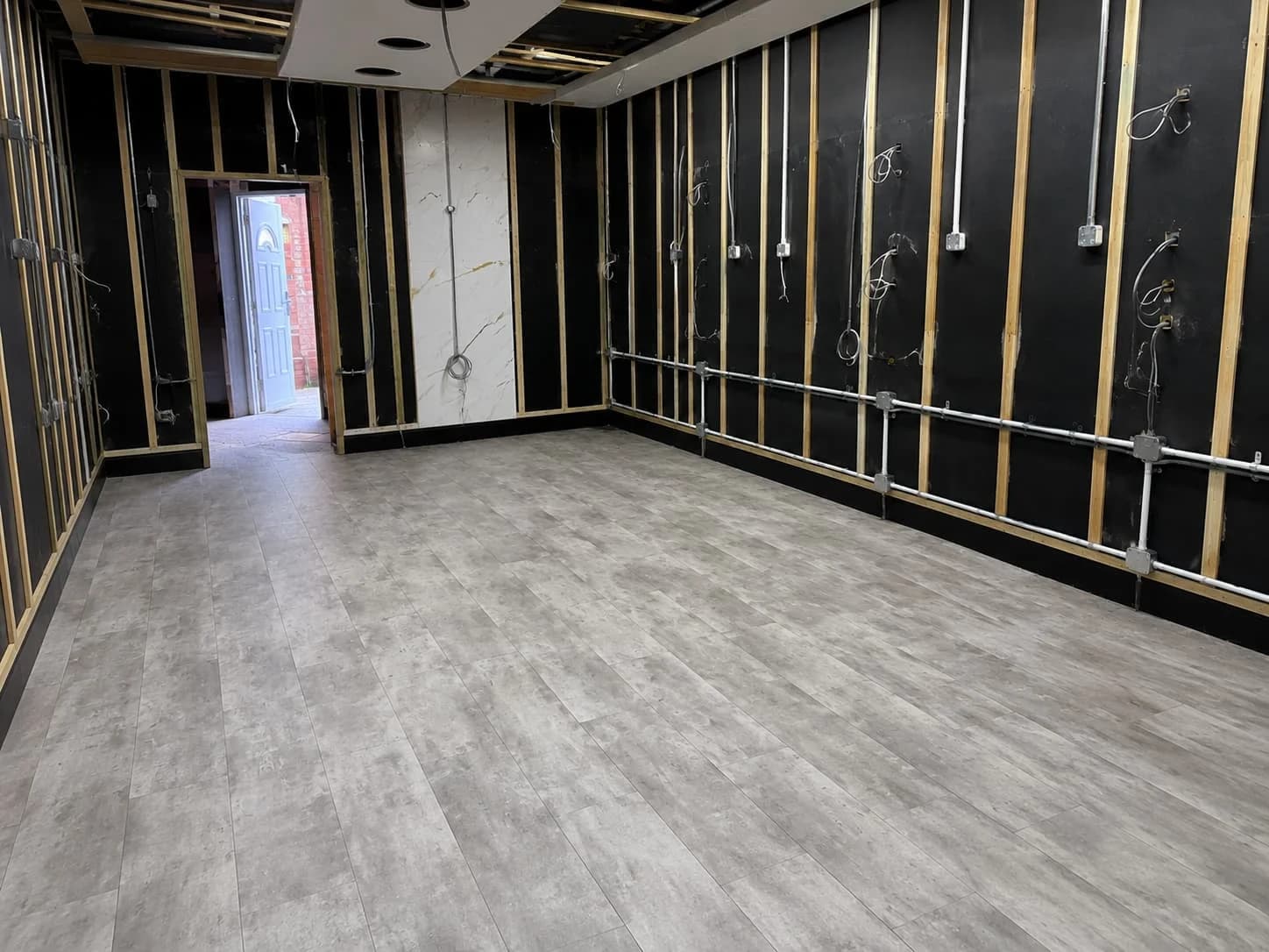 Flooring — Barber Shop Fit-Out by Kalhor Contractors
