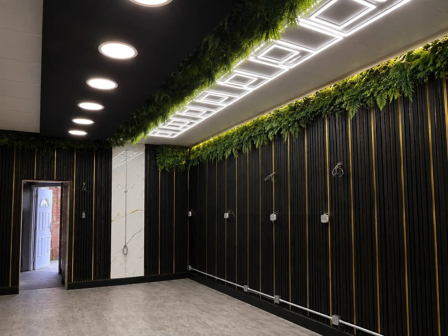 Ceiling and lighting — Barber Shop Fit-Out by Kalhor Contractors