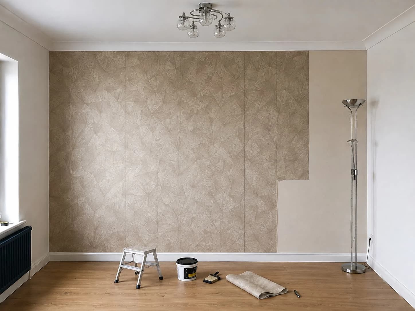 Wallpaper Installation — Contemporary Feature Wall & Wallpaper Installation by Kalhor Contractors