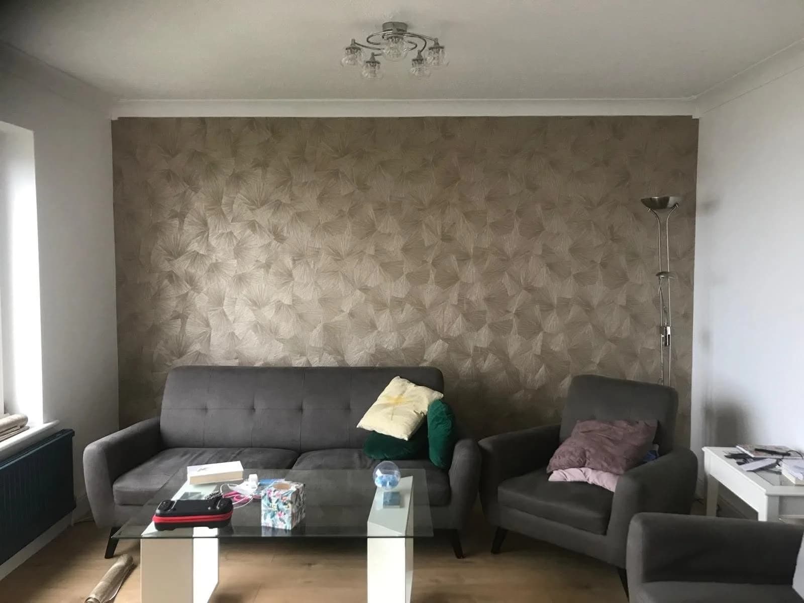 Final Fit-Out & Handover — Contemporary Feature Wall & Wallpaper Installation by Kalhor Contractors